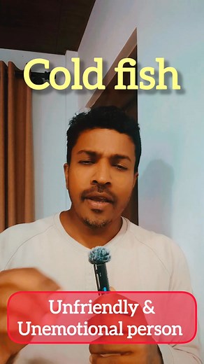 Cold Fish | Meaning, Usage & Examples | English Idiom Explained by English Coach Hasitha Learn the real meaning of the English idiom “cold fish” and how to use it naturally in conversations! A cold fish is someone who is not very emotional, friendly, or expressive. In this lesson, I explain the idiom with simple examples and clear situations so you can start using it confidently. Perfect for English beginners, job seekers, students, and anyone who wants to improve their English vocabulary and sp