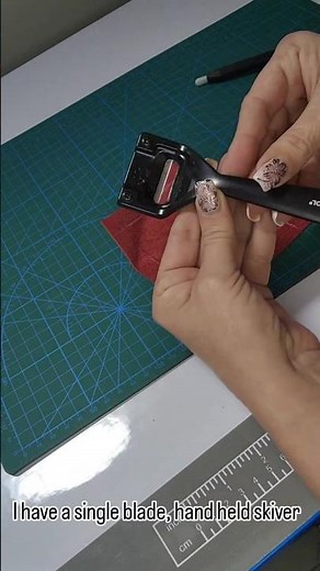 Leather Skiving for beginners🥰