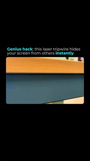 Codryx AI on Instagram: "Genius hack: laser tripwire hides your screen instantly. A simple laser module detects when someone walks into your personal space or approaches from behind, triggering an immediate screen blackout or privacy filter. This DIY setup uses cheap Arduino, a laser diode, and photoresistor—when the beam breaks, it signals your computer to lock the screen or switch to a blank display in milliseconds. No more awkward glances over your shoulder in cafes, offices, or public transp