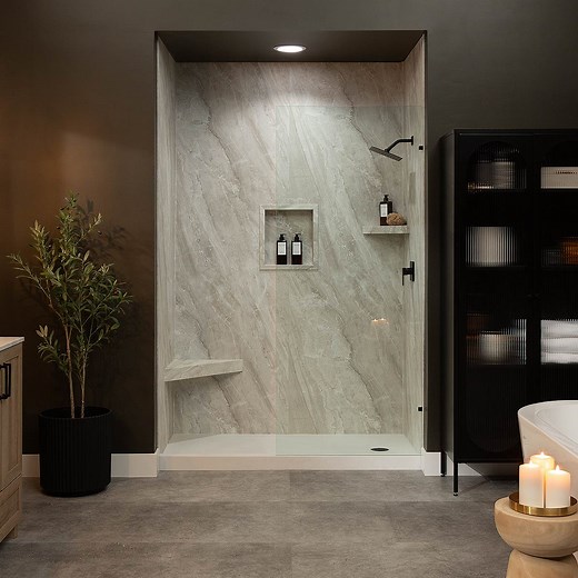 InnovaShowers – Ridge PVC Shower & Tub Wall Panels