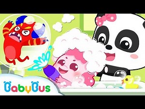 Baby Unicorn Bath Time | Bath Song | Play Safe | Nursery Rhymes | Kids Songs | Baby Cartoon |BabyBus
