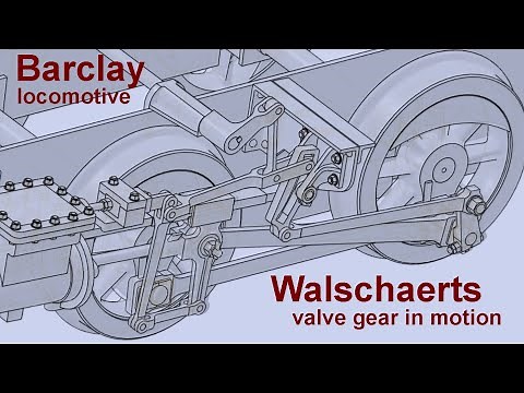 Walschaerts Valve Gear in Motion