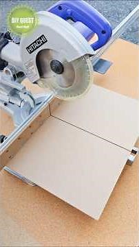 [Woodworking DIY] Sliding Miter Saw Zero Clearance Plate