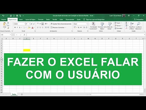Executar ÁUDIO de ALERTA em Planilha Excel via Códigos VBA