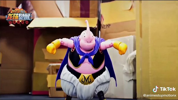 Dragon ball stop motion , mabuu #animestopmotion #stopmotion #anime #buu