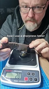 how i use the edgeonup sharpness tester vs how most people use it #knifegrindingisobsession #besstes