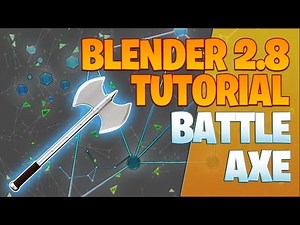 Modeling a battle axe - Blender 2.8 Tutorial
