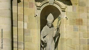 The Cathedral of St. Salvator in Fulda (Cathedral of Fulda) is the cathedral church of the Diocese of Fulda and the Holy Sepulcher of St. Boniface, Sep. 2017, Fulda, Germany