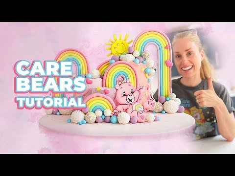Care Bears cake tutorial