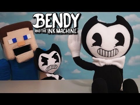 Bendy and the Ink Machine Bendable Plush Plushie Toy Figure Unboxing Review Chapter 3 Puppet Steve