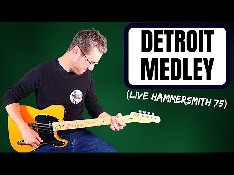 Bruce Springsteen - Detroit Medley (Live, Hammersmith Odeon, 1975) guitar lesson