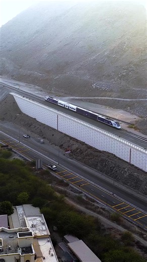 Mohammed bin Rashid boards Etihad Rail passenger train for journey between Dubai and Fujairah ahead of commercial launch in 2026. Once operational, the passenger service will seamlessly connect 11 cities and regions, linking key urban centres and communities across the emirates at speeds of up to 200 km/h, with annual ridership projected to reach 36.5 million passengers annually by 2030. #AletihadNewsCenter #UAE #Dubai #Fujairah Etihad Rail | Aletihad News