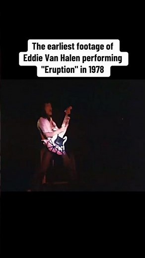 Earliest Footage of Eddie Van Halen performing “Eruption” #guitar #evh