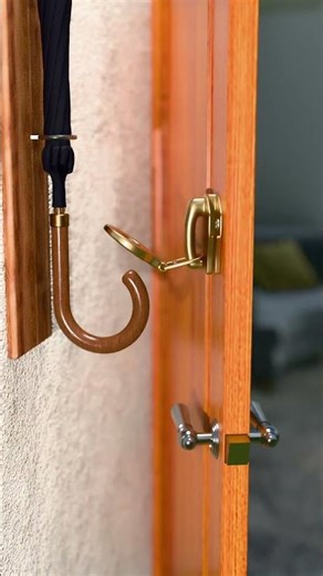 Perfect loop DIY Special zip and umbrella door holder. #diy #asmr #blender