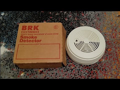 BRK Electronics 1839ACI Smoke Alarm Overview and Test