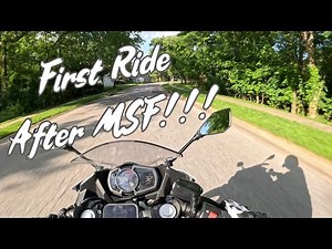 First Ride after MSF! Kawasaki Ninja 400 - Beginner Rider