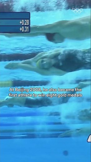 28 Olympic medals. 🥇😱Michael Phelps didn’t just swim... he redefined greatness. 🏊‍♂️ #MoreThanSport