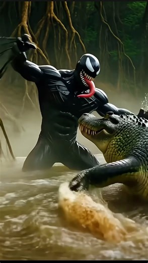 Venom & crocodile
