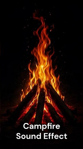 Campfire Sound Effect – Relaxing Crackling Fire Ambience