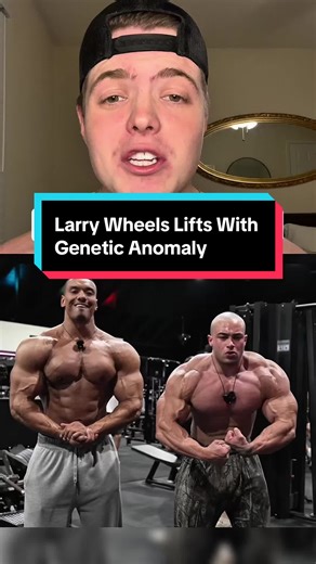 Genetic Anomaly Thinks He’s Small😳 #fitness #fyp #bodybuilding #larrywheels #gym