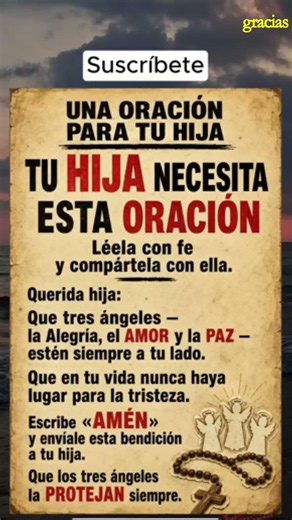 Una oracion para tu hija🙏 #reflexionescristianas 🕊️🔥#alcielovamos