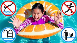 1.3M views · 10K reactions | ‍♀️Emma and Ellie enjoy the summer and learn about pool rules and swimming rules Watch more videos on our app  https://mobileapp.toysandcolors.com/D2ul/FB01  #pretendplay #forkids #videoforkids #youtubekids #toysandcolors #toysandcolorsapp #tckids #toysandcolorskids #summervacation #swimming #learntoswim | Toys and Colors | Facebook