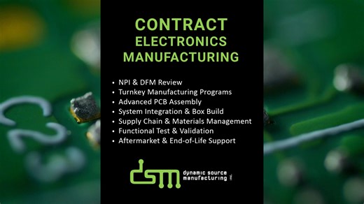 From early design support to full production and aftermarket services, DSM supports original equipment manufacturers (OEMs) at every stage of the product lifecycle. With strong engineering involvement, advanced manufacturing and inspection technologies, and flexible production across our Canada and U.S. facilities, we help customers move from pilots to scalable production with confidence. Our capabilities span NPI and DFM review, turnkey PCBA, box build and system testing, and full supply chain 