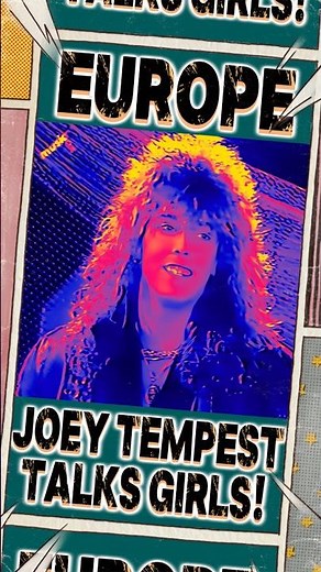 JOEY TEMPEST of EUROPE on his love life during major success! #europeshorts