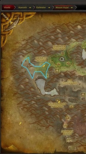 Mount Hyjal Ashwood Lumber Route 13k Per Hour #worldofwarcraft #tww #goldenroutes