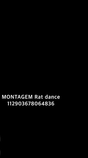 rat dance Roblox Audio id #robloxaudio #roblox #MONTAGEM