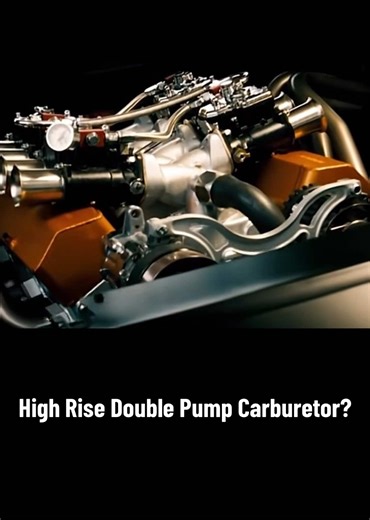 High Rise Double Pump Carburetor? #carsoftiktok #camaro #enginebuild #transformers #meganfox
