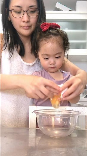 Cooking together is teaching your child how to live independently.