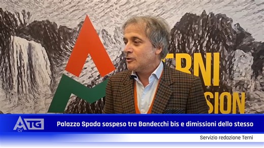 Palazzo Spada sospeso tra Bandecchi bis e dimissioni dello stesso | AM Terni Television