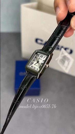 Affordable classics Casio tank watch #watch #casio #affordableluxury #casiowatch