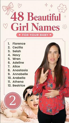48 More Beautiful Girl Names for Your Baby | Part 2