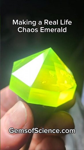 Making the Chaos Emeralds in Real Life Ep 1 #gems #sonic #crystals #gemstone #science