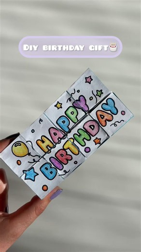 DIY Birthday Gift Idea 🎉 Easy Surprise Paper Gift Box Tutorial