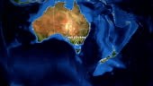 AUSTRALIA MELBOURNE - ZOOM IN FROM SPACE