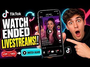 How to rewatch deleted TikTok live streams