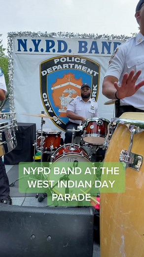NYPD Band 🎶🎶 #westindiandayparade