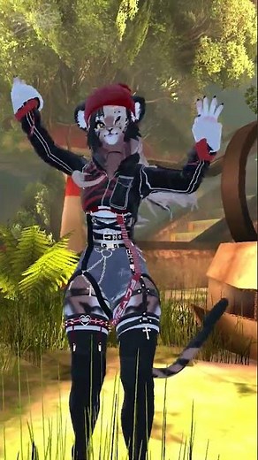 VR Belly Dance Fusion 🐅 Full Body Tracking in VRChat | “Dance Potion” by Asadi