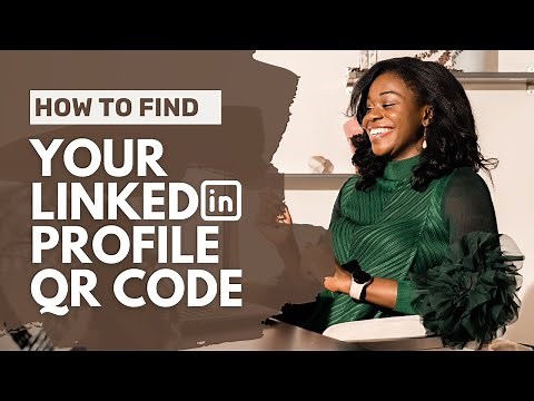 How To Find Your LinkedIn Profile QR Code {with networking bonus tip}