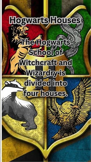 Hogwarts Houses Explained: Which One Do You Belong To? #shorts