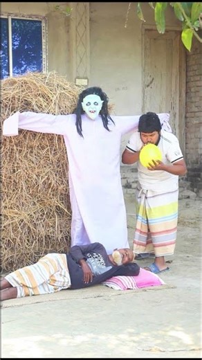 Real Looking Ghost Prank on Grandpa 😱 Village Horror