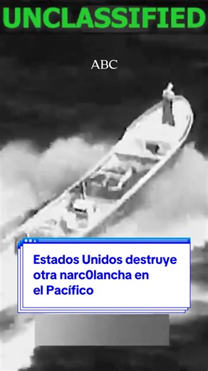 Ataque del ejército estadounidense contra narcotraficantes