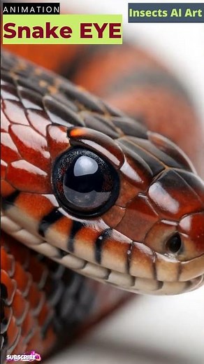Close-up of Snake Eye | Insects AI Art | 02