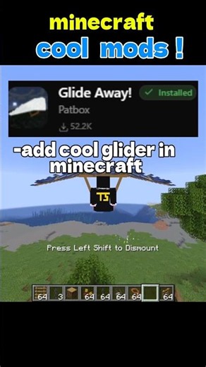 Minecraft cool mods(wait for last one) #minecraft #lifeisbutadream #pvp tips