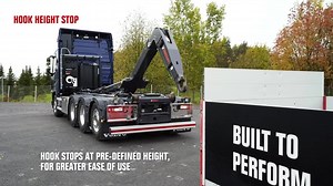 ENABLE FASTER AND SAFER LOADING WITH THE MULTILIFT ULTIMA HOOK HEIGHT STOP. The Hook Height Stop makes it easier to pick up containers and prevents damage to both the hooklift and the load. Experience the very best in hooklift technology and discover more about the Hook Height Stop for MULTILIFT Ultima here: https://bit.ly/3tgz3dh #MULTILIFT #HIAB #BuiltToPerform | Hiab