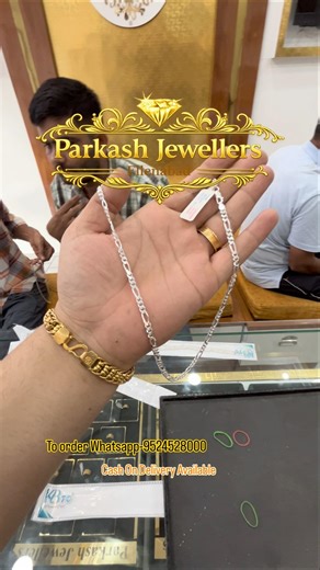 92.5% Pure Silver Chain Design #trending #bestring #silver #jewelry