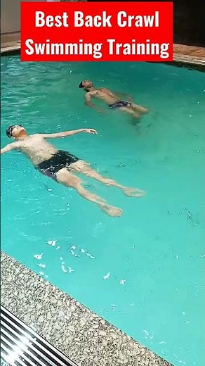 Best Back Crawl Swimming Training For Beginners | Technique for Backstroke Swimming | Fear of Water